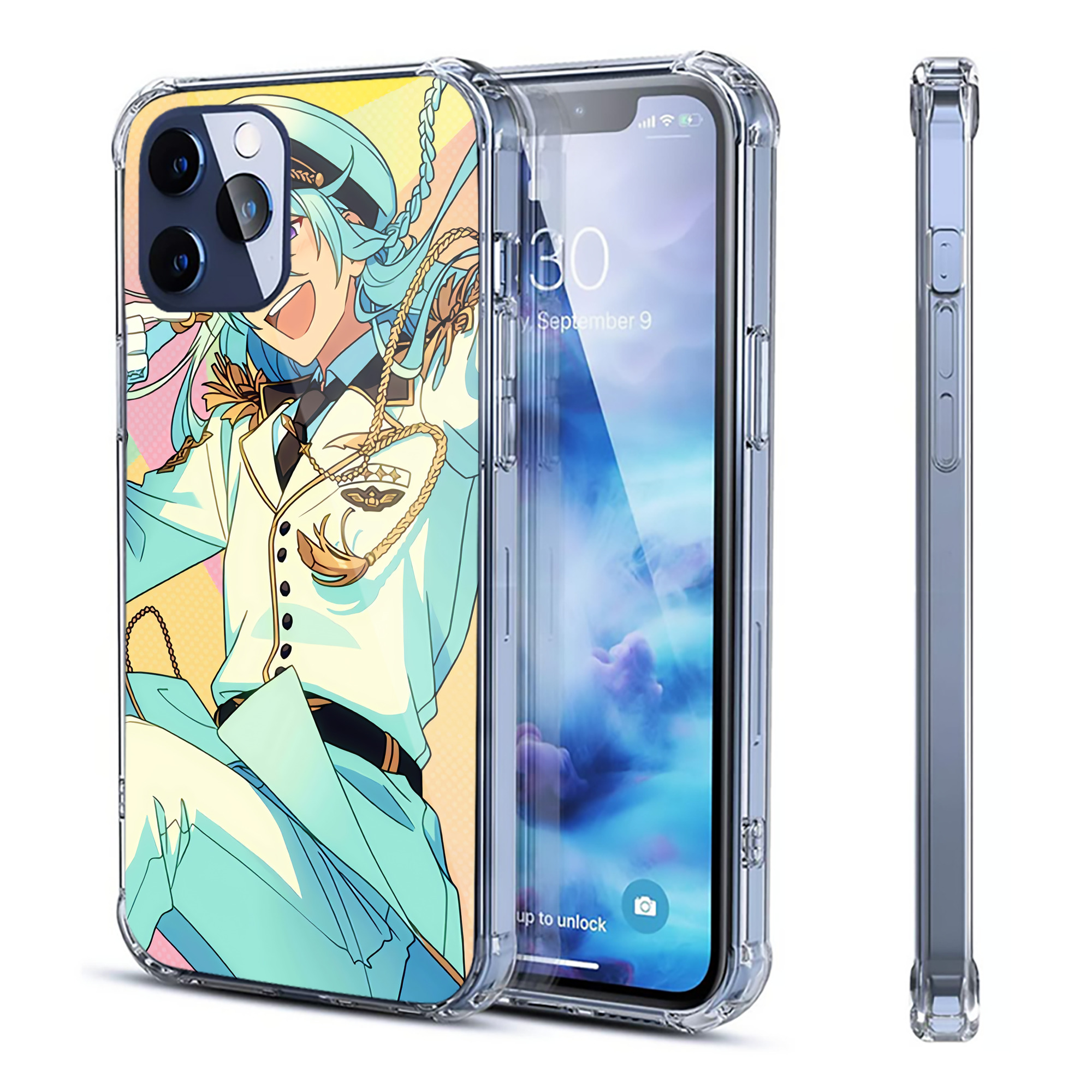 （画像用） あんさんぶるスターズ! Ensemble Stars 【iPhone 12シリーズ対応】透明スマホケース（クリアソフトケース）